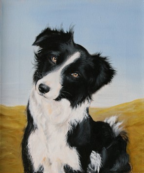 Jessiethe pup listening